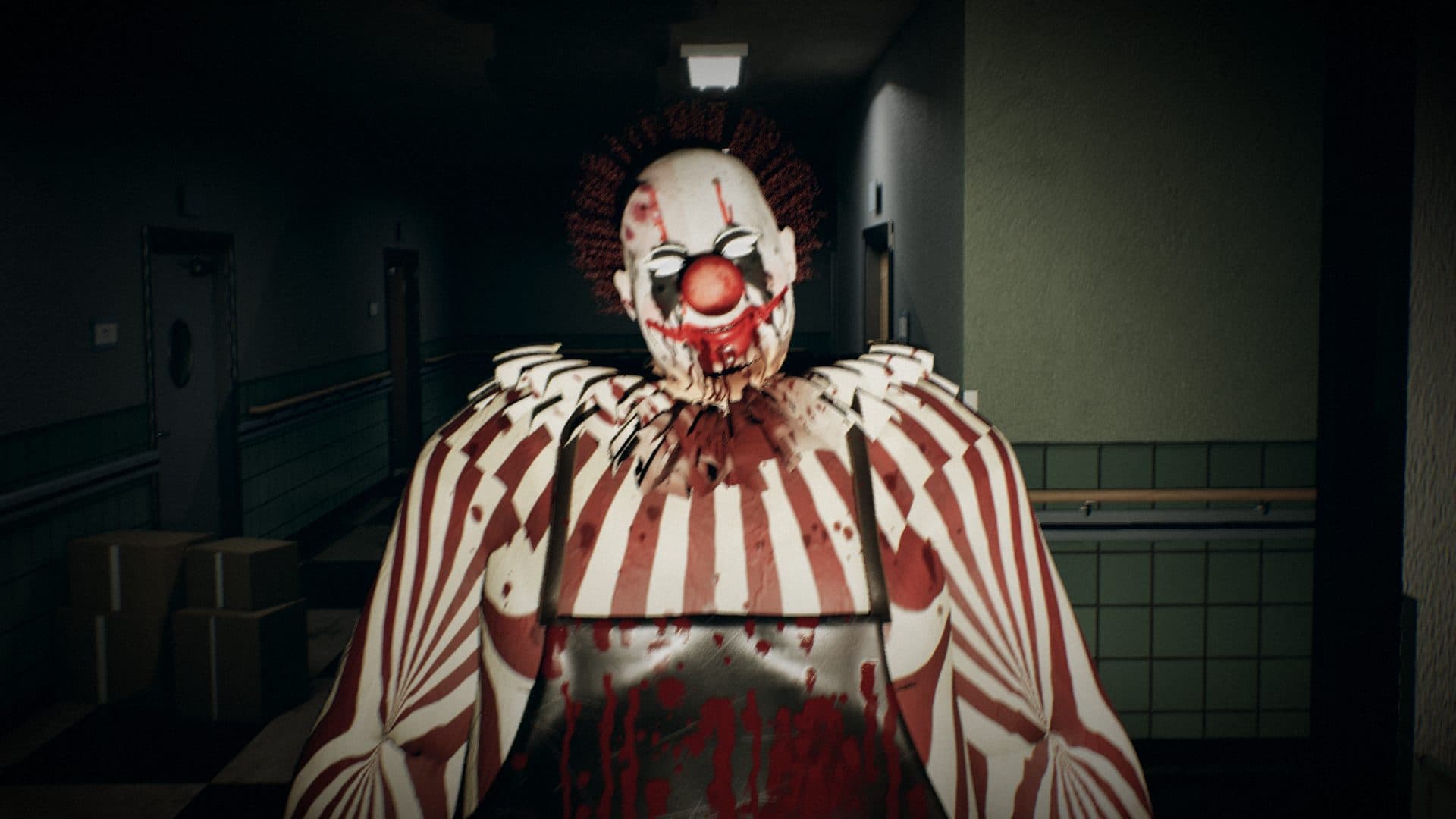 The Clown, close up