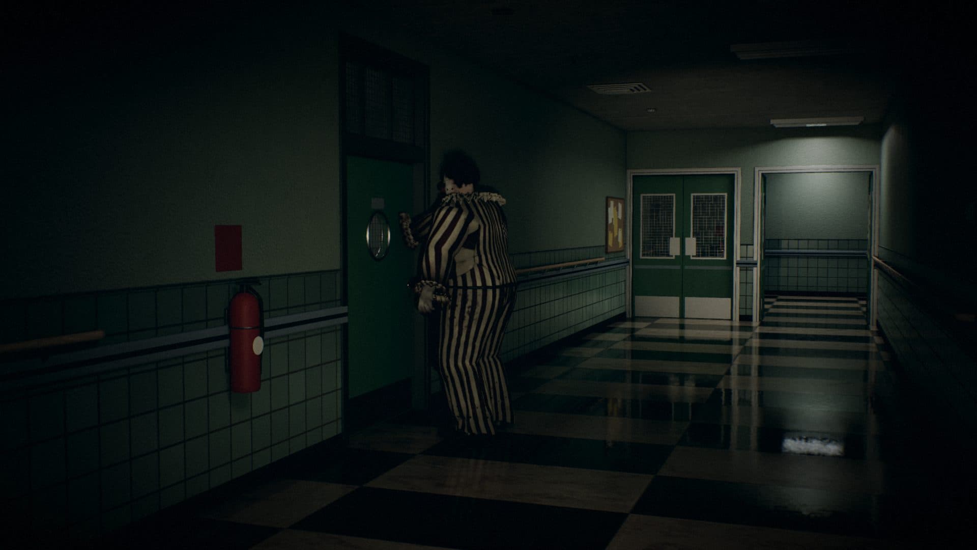 The Clown knocking on a ward door